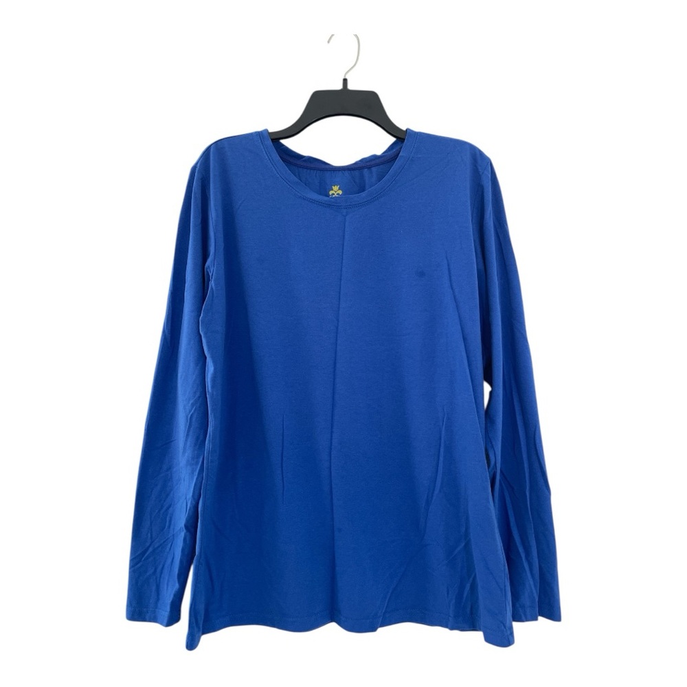 Blue Long Sleeve Women's Top natural uniform size XL